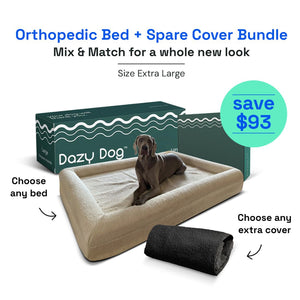 Extra Large Bed with Extra Cover Bundle