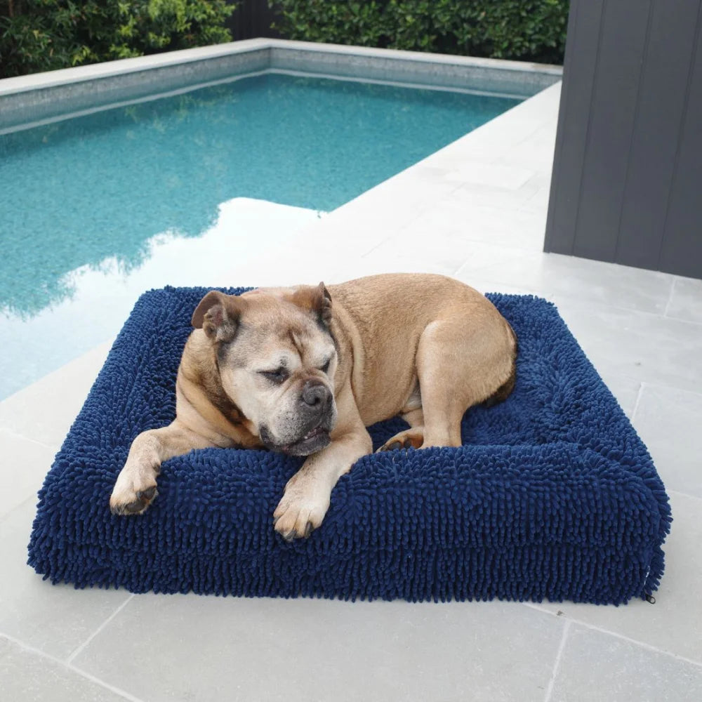Memory Foam Dog Bed Noodle Midnight Blue Noodle