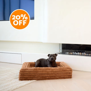 Memory Foam Dog Bed - Puffer Nutmeg