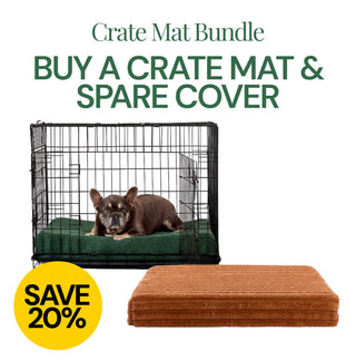 Extra Large Crate Mat with Extra Cover Bundle