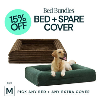 Medium Bed with Extra Cover Bundle