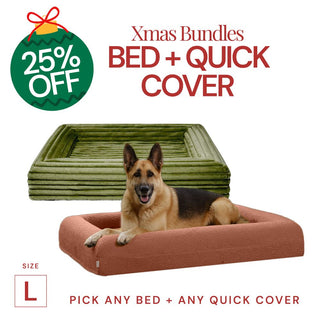 Large Bed with Quick Cover Bundle