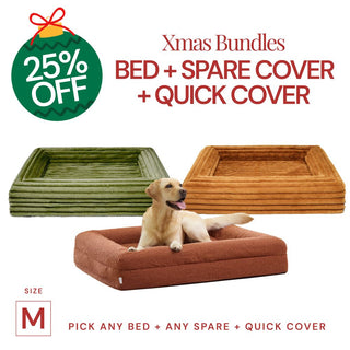 Medium Bed, Spare Zipper Cover & Quick Cover Bundle