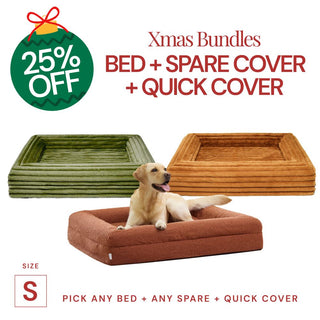 Small Bed, Spare Zipper Cover & Quick Cover Bundle