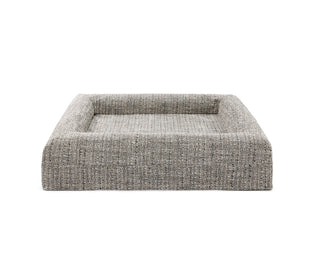 Black and White Speckle Boucle Orthopaedic Dog Bed 