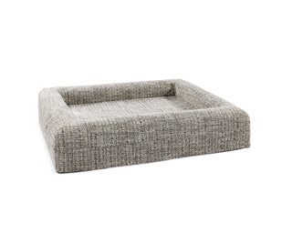 Black and White Speckle Boucle Orthopaedic Dog Bed 