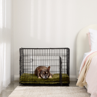 Puffer Green Orthopaedic Crate Mat For Dogs