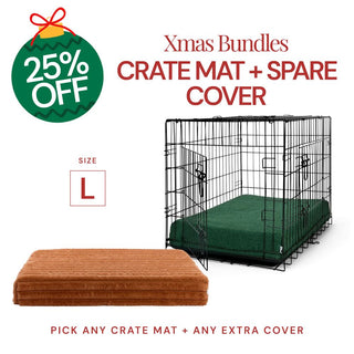 Large Crate Mat with Extra Cover Bundle