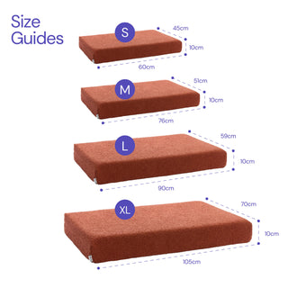 Bouclé Crate Mat - Terracotta