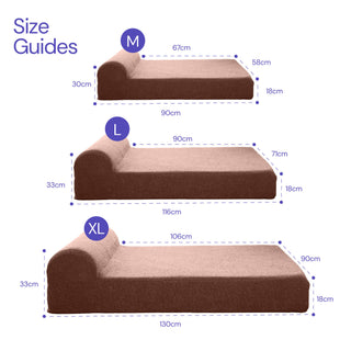 Grand Bed - Bouclé Cocoa
