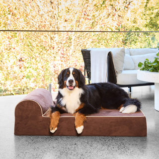 Grand Bed Cover - Microsuede Brown
