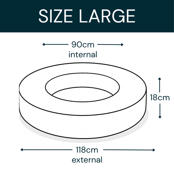 Size Large infographic