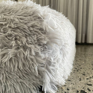 Memory Foam Dog Bed - Shag Grey