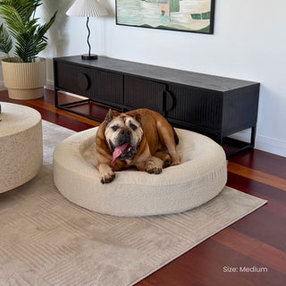 Round Quick Cover - Bouclé Ivory