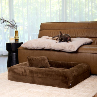 Fur Pillow - Chocolate