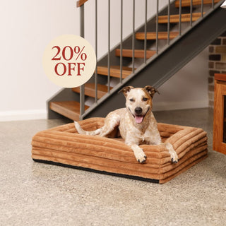 Memory Foam Dog Bed - Puffer Nutmeg