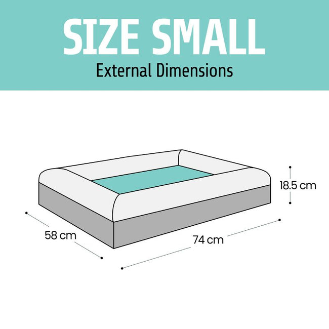 Size Guide Orthopedic Dog Bed Dazy Dog
