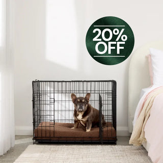 Boucle Brown Orthopaedic Crate Mat For Dogs