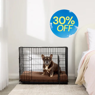 Boucle Brown Orthopaedic Crate Mat For Dogs