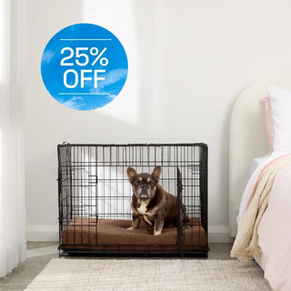 Boucle Brown Orthopaedic Crate Mat For Dogs