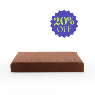 Boucle Brown Orthopaedic Crate Mat For Dogs
