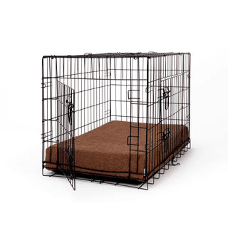 Boucle Brown Orthopaedic Crate Mat For Dogs
