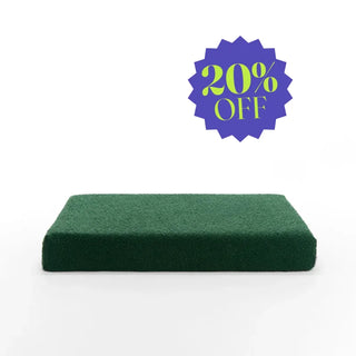 Boucle Green Orthopaedic Crate Mat For Dogs