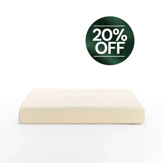 Boucle White Orthopaedic Crate Mat For Dogs