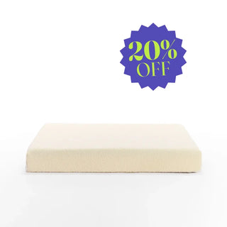 Boucle White Orthopaedic Crate Mat For Dogs