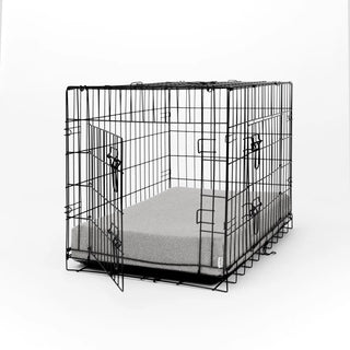 Boucle Grey Orthopaedic Crate Mat For Dogs