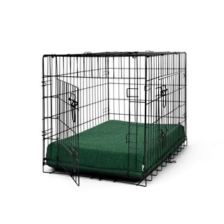 Boucle Green Orthopaedic Crate Mat For Dogs