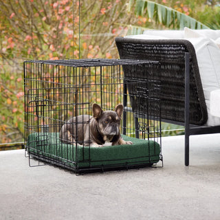 Boucle Green Orthopaedic Crate Mat For Dogs