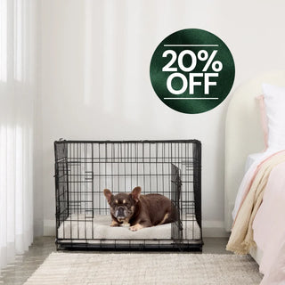 Boucle Grey Orthopaedic Crate Mat For Dogs