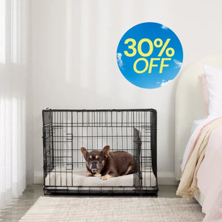 Boucle Grey Orthopaedic Crate Mat For Dogs