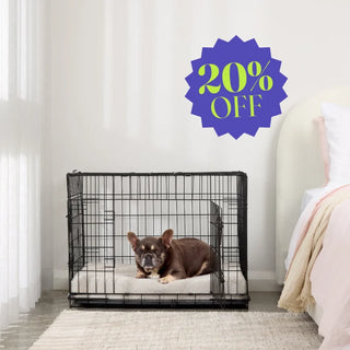 Boucle Grey Orthopaedic Crate Mat For Dogs