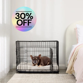 Boucle Grey Orthopaedic Crate Mat For Dogs