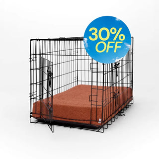 Boucle Brown Orthopaedic Crate Mat for Dogs