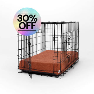 Boucle Brown Orthopaedic Crate Mat for Dogs