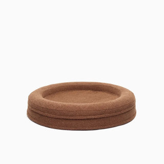 Bouclé Round Bed Cover - Cocoa Bouclé
