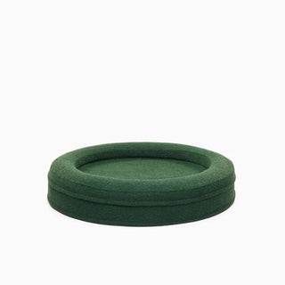 Bouclé Round Bed Cover - Forest Green Bouclé