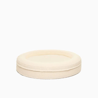 Bouclé Round Bed Cover - Ivory Bouclé