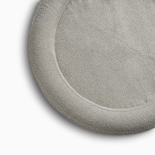Bouclé Round Bed Cover - Pebble Bouclé