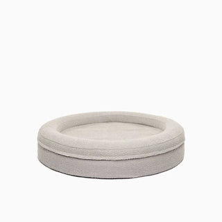 Bouclé Round Bed Cover - Pebble Bouclé