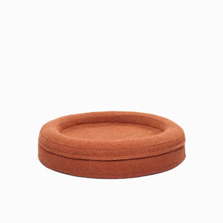 Bouclé Round Bed Cover - Terracotta Bouclé