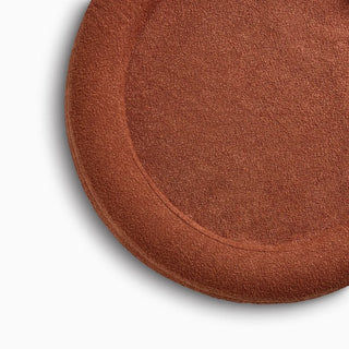 Bouclé Round Bed Cover - Terracotta Bouclé