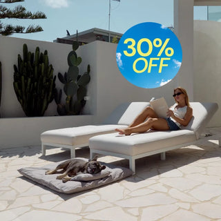Cooling Lounger - Stone Grey