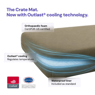 Cooling Orthopaedic Mattress - Stone Grey - Cooling