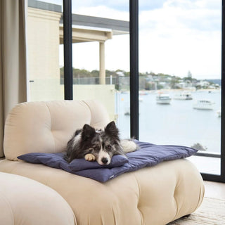 Cotton Lounger Cover - Midnight