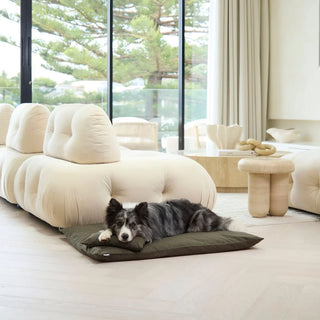 Cotton Lounger Cover - Seaweed