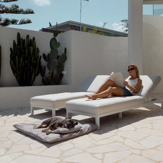 Cotton Lounger Cover - Stone